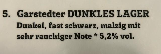 Garstedter Dunkles Lager, Hopfenliebe