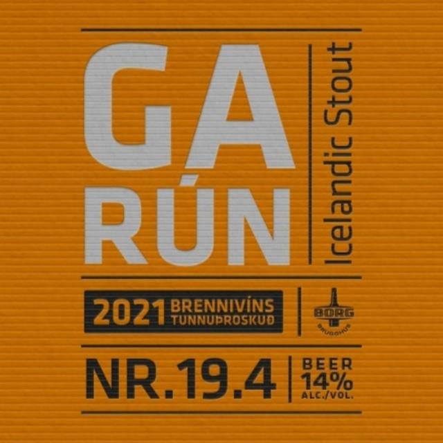 Garún Nr. 19.4 14.0%, Borg Brugghús, Iceland