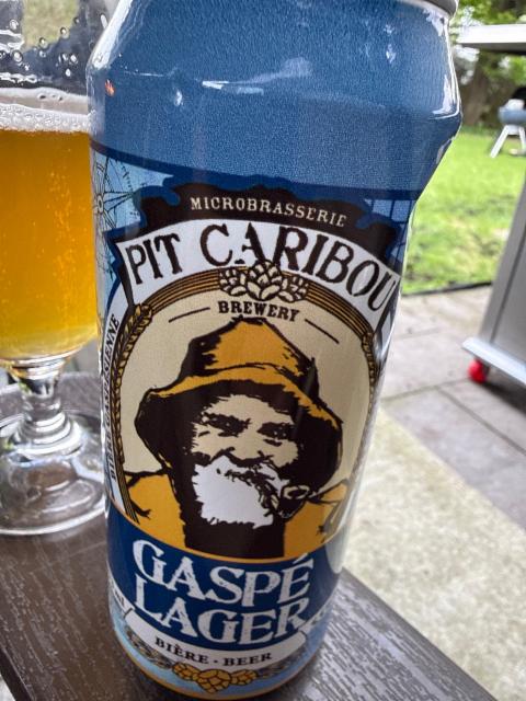 Gaspé lager 5.5%, Microbrasserie Pit Caribou, Canada