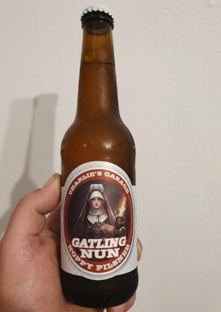 Gatling Nun 5.2%, Charlie's Garage Craft Brewery, South Africa