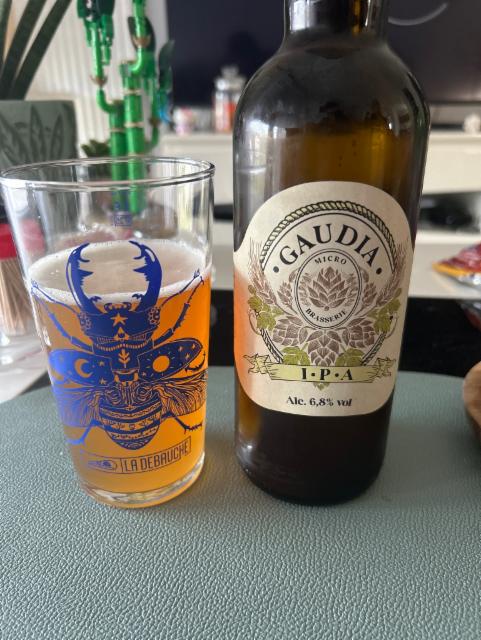 gaudia ipa 6.8%, Microbrasserie Gaudia, France