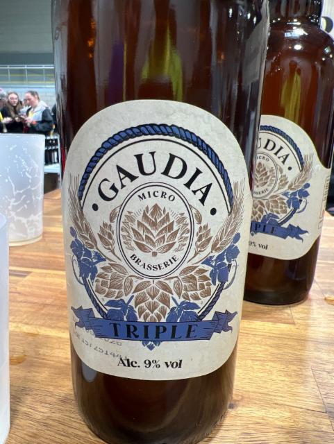 Gaudia Triple 9.0%, Microbrasserie Gaudia, France