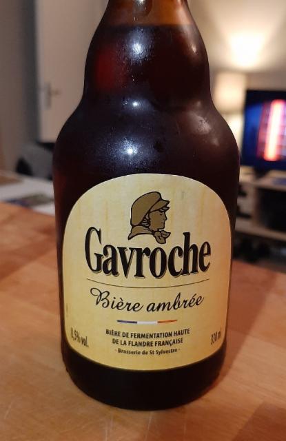 Gavroche Bière Ambrée 8.5%, 3 Monts (Saint Sylvestre), France