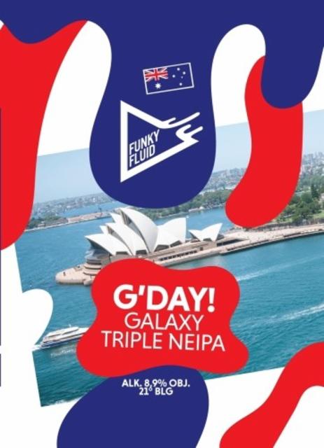 G'Day! 8.9%, Funky Fluid, Poland