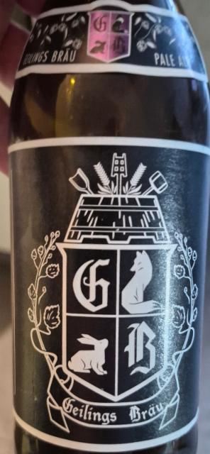 geilings bräu Pale ale 4.2%, Geilings Bräu, Germany