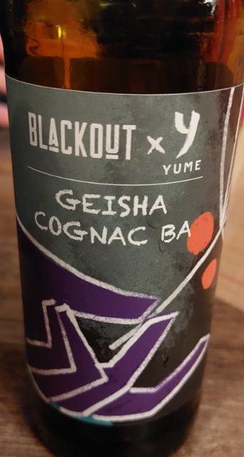 Geisha Cognac BA 11.0%, Blackout Brewing, Romania
