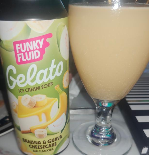 Gelato: Banana & Guava Cheesecake 5.5%, Funky Fluid, Poland