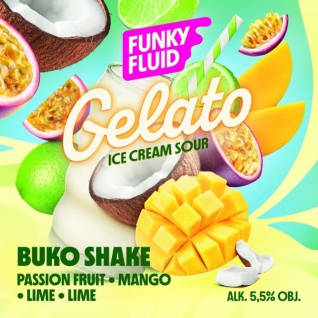 Gelato: Buko Shake 5.5%, Funky Fluid, Poland