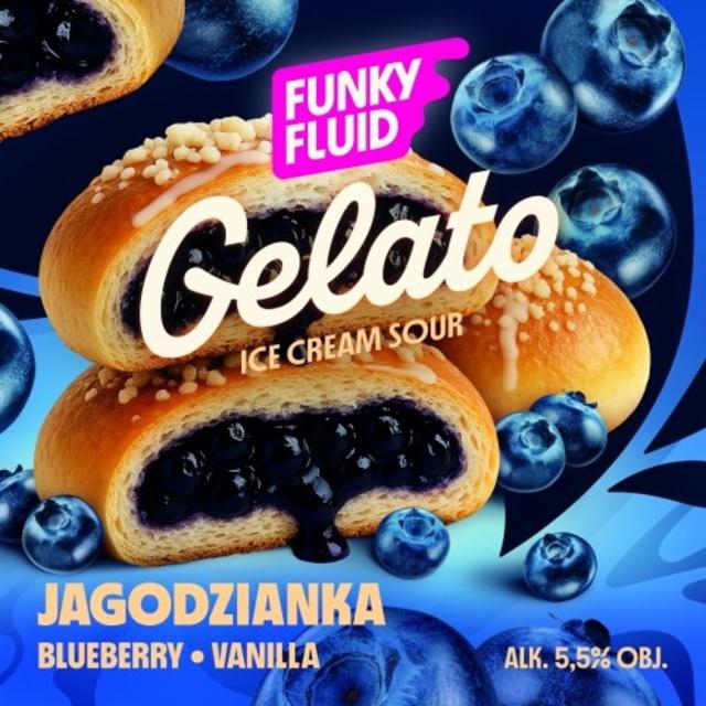 Gelato: Jagodzianka 5.5%, Funky Fluid, Poland