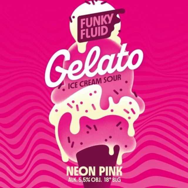 Gelato: Neon Pink 5.5%, Funky Fluid, Poland