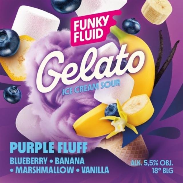 Gelato: Purple Fluff 5.5%, Funky Fluid, Poland