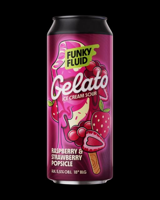 Gelato: Raspberry & Strawberry Popsicle, Funky Fluid