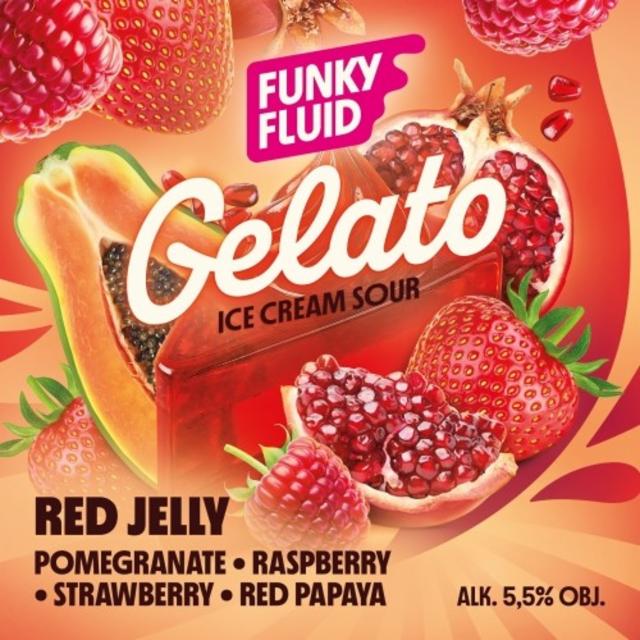 Gelato: Red Jelly 5.5%, Funky Fluid, Poland