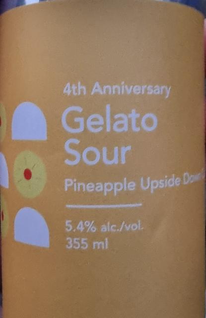 4th Anniversary Gelato Sour: Pineapple Upside Down Cake, Fine Balance Brewing Company
