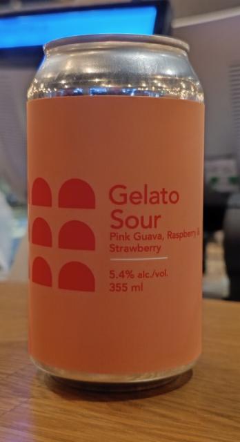 Gelato Sour: Pink Guava, Raspberry & Strawberry 5.4%, Fine Balance Brewing Company, Canada