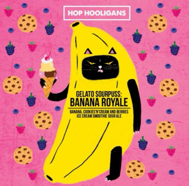 Gelato sourpuss : banana royale 6.0%, Hop Hooligans, Romania