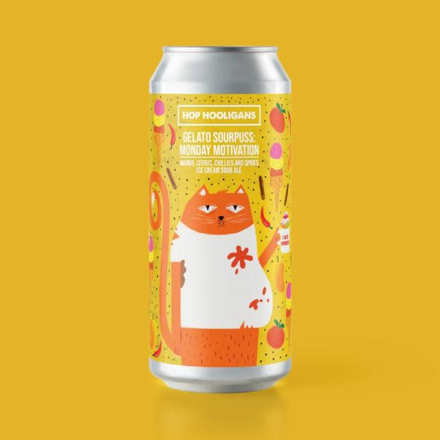 Gelato Sourpuss: Monday Motivation 6.0%, Hop Hooligans, Romania