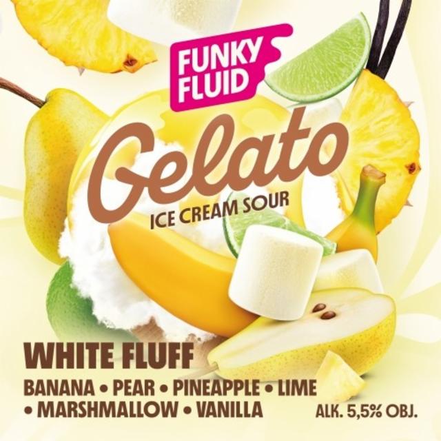 Gelato: White Fluff 5.5%, Funky Fluid, Poland