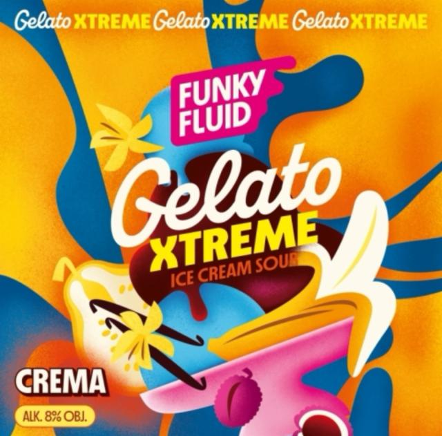 Gelato Xtreme: Crema 8.0%, Funky Fluid, Poland