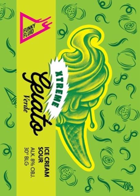 Gelato Xtreme: Verde 8.0%, Funky Fluid, Poland