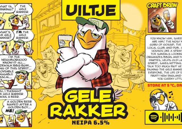 Gele Rakker 6.5%, Uiltje Brewing Co, Netherlands