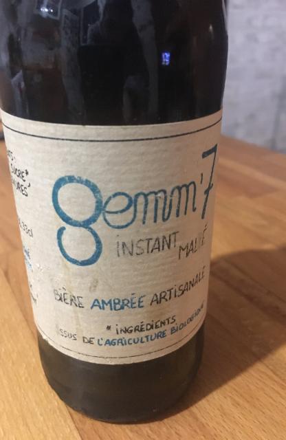 Instant Malté 5.6%, Brasserie Artisanale Gemm'7, France