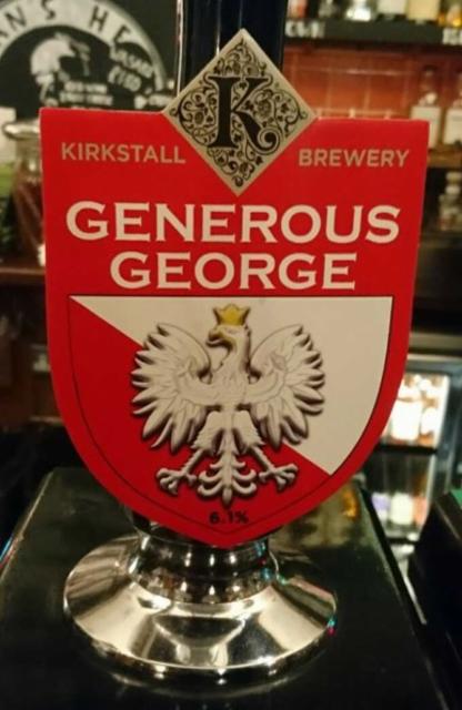 Generous George 6.1%, Kirkstall Brewery, England