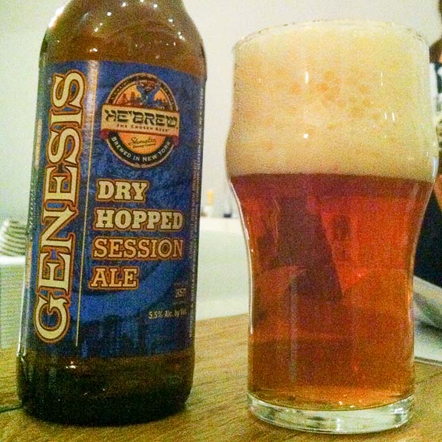 He'Brew Genesis Dry Hopped Session Ale 5.5%, Shmaltz Brewing Company, United States