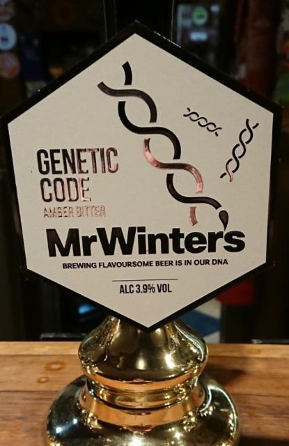 Genetic Code 3.9%, Mr Winter's (Winter's Brewing Co.), England