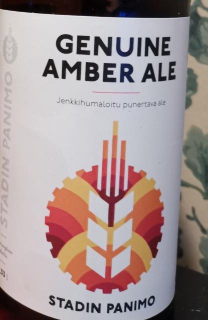 GENUINE AMBER ALE 5.5%, Stadin Panimo, Finland