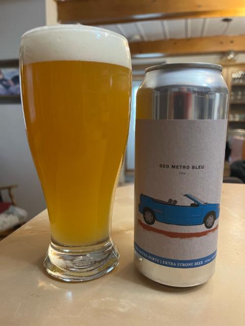 Geo metro bleu 9.8%, Brasserie Sir John Brewing Co., Canada