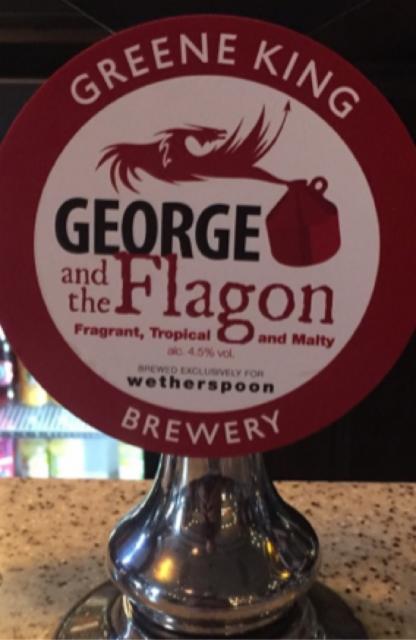 George And The Flagon 4.5%, Greene King, England