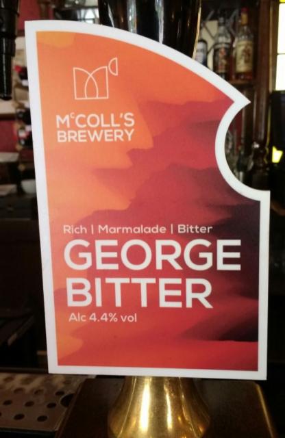 George Bitter 4.4%, McColl's Brewery, England