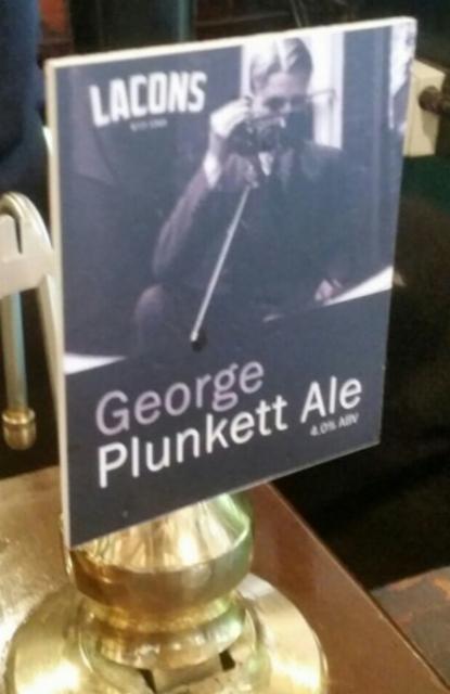 George Plunkett Ale 4.0%, Lacons Brewery Ltd, England