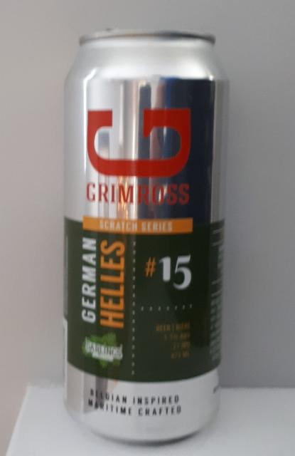 German Helles 5.1%, Grimross Brewing Company, Canada