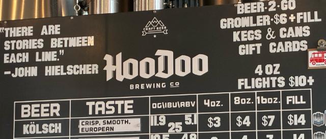 German Kölsch 5.1%, HooDoo Brewing Co, United States