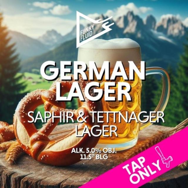 German Lager 5.0%, Funky Fluid, Poland