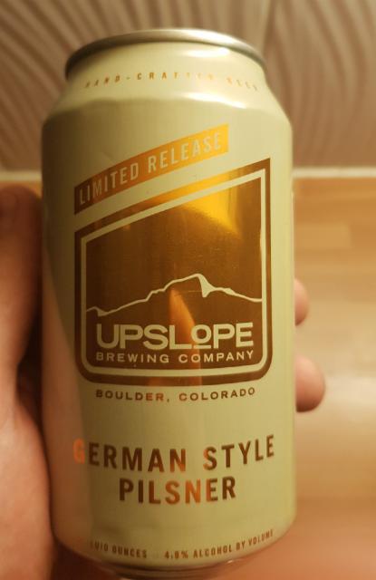 German Style Pilsner 4.9%, Upslope Brewing Company, United States