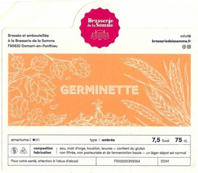 Germinette, Brasserie De La Somme