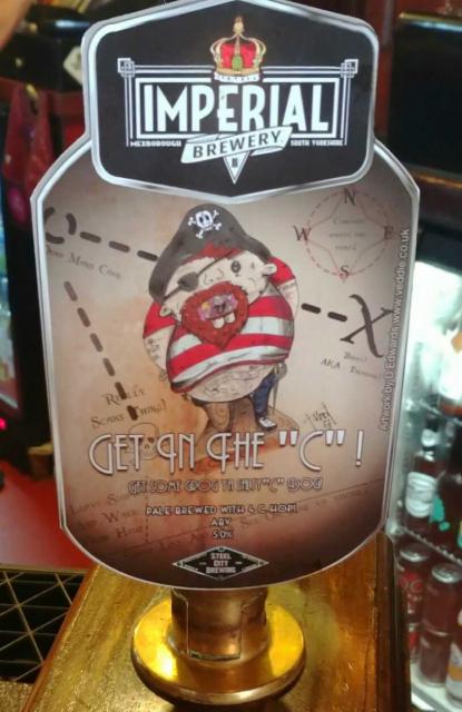 Get In The "C" 5.0%, Imperial Brewery, England