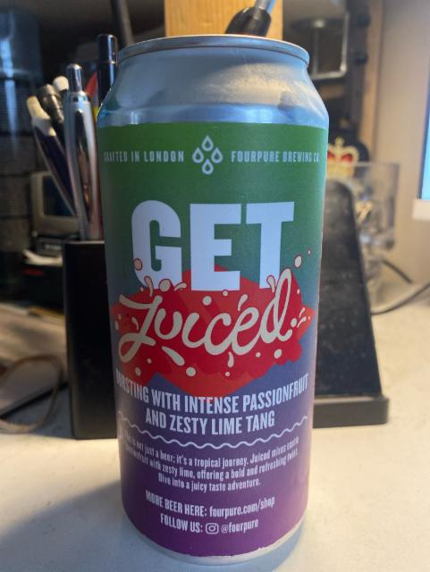 Get Juiced - Passionfruit & Lime 2.8%, Fourpure Brewing Co., England