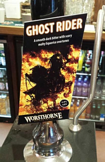 Ghost Rider 4.0%, Worsthorne Brewery, England