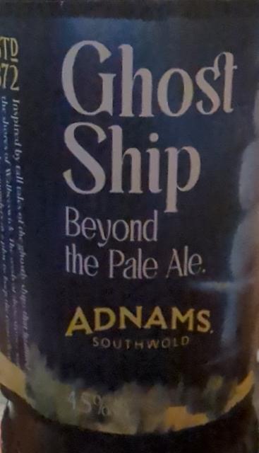 Ghost Ship Beyond the Pale 4.5%, Adnams, England