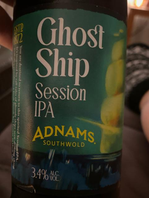 Ghost Ship Session IPA 3.4%, Adnams, England