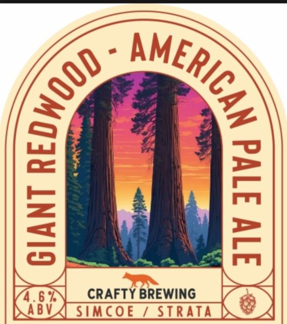 Giant Redwood 4.6%, The Crafty Brewing Co, England