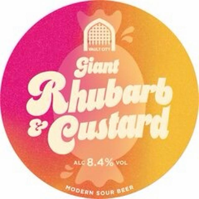 Giant Rhubarb & Custard 8.4%, Vault City Brewing, Scotland