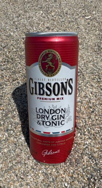 Gibson's London Dry Gin & Tonic 5.0%, Slaur Sardet, France