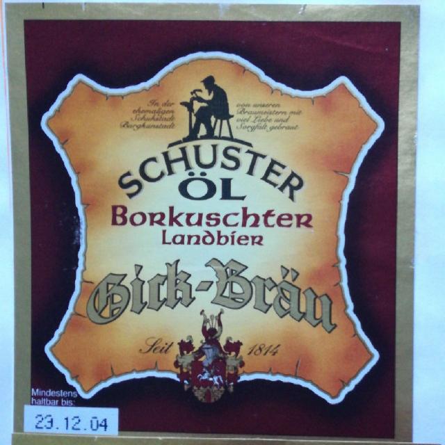Gick Bräu Borkuschter Landbier, Gick Bräu Burgkunstadt