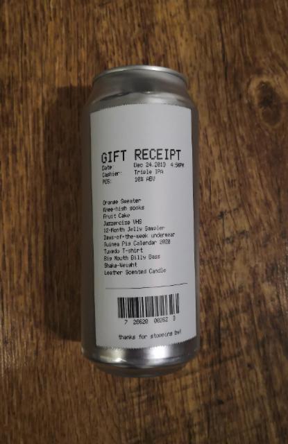 Gift Receipt 10.0%, Trillium Brewing Company, United States