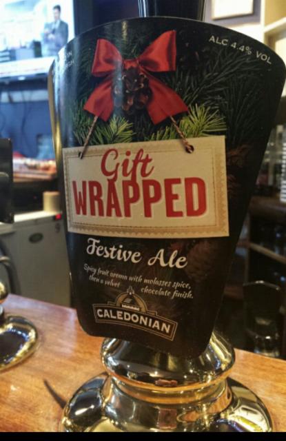 Gift Wrapped 4.4%, Caledonian Brewing, Scotland